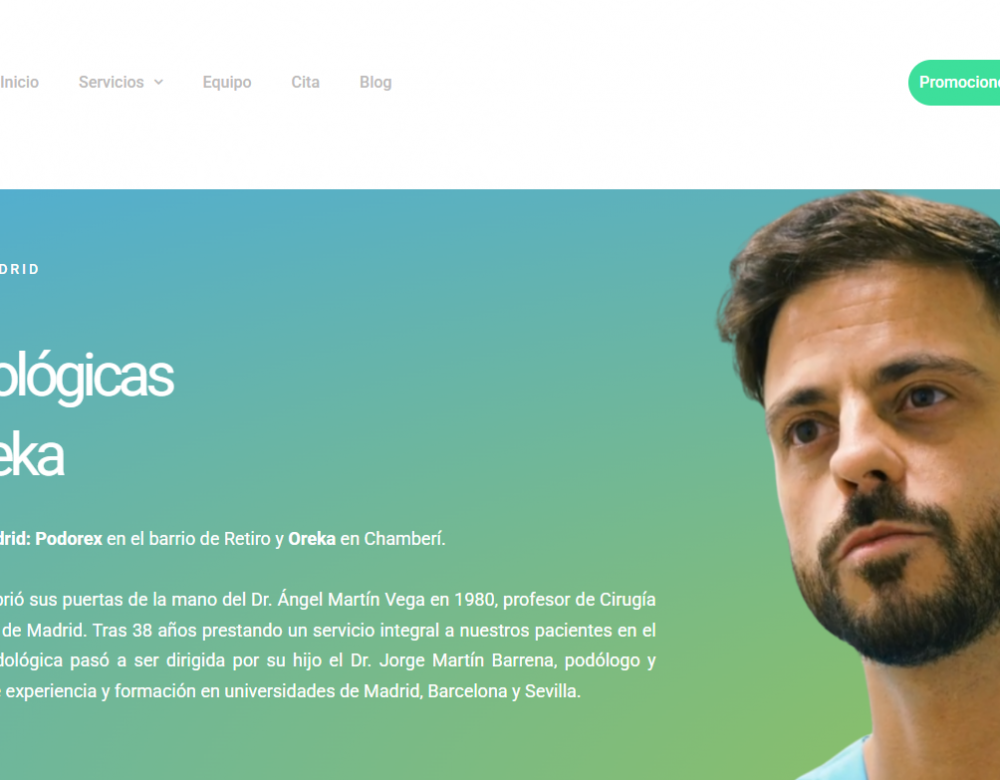 Clinica Podorek Diseño Web Podología